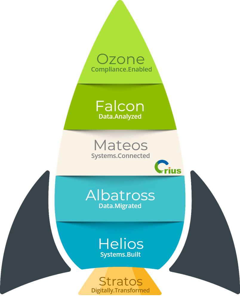 Crius is a one-stop transformation shop for Strategy, Execution, Platforms, Solutions, Products, Consulting, Services and beyond
